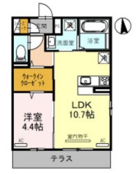 ＪＲ長瀬駅 徒歩4分 1階の物件間取画像